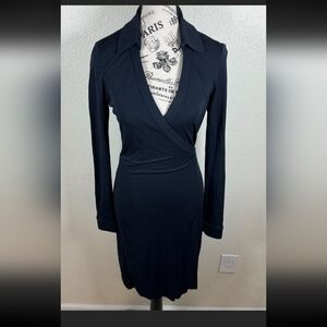 Navy blue dvf Diane von Furstenberg  wrap dress 2